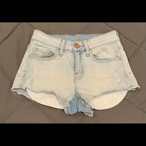 High Rise jean shorts